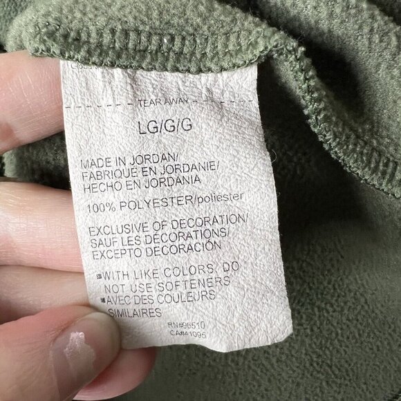 Under Armour Sweatshirt Pullover Mens L Coldgear Loose 1/4 Snap Fleece Lined - Picture 7 of 8